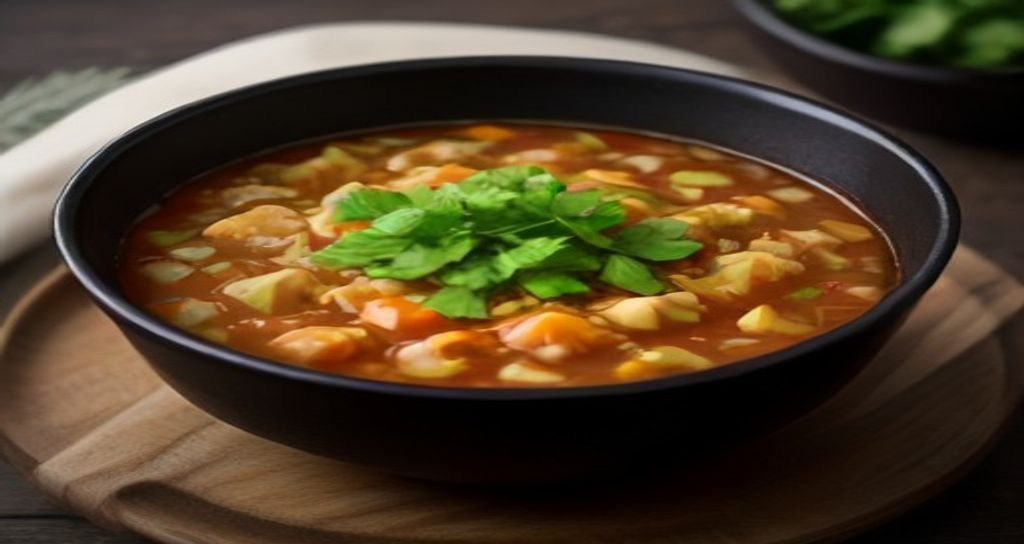 Keto Crockpot Cabbage Roll Soup: Beef & Comfort Bowl - Recipe Food Photography