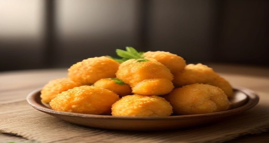 Crispy Air Fryer Keto Buffalo Cauliflower Bites - Recipe Food Photography